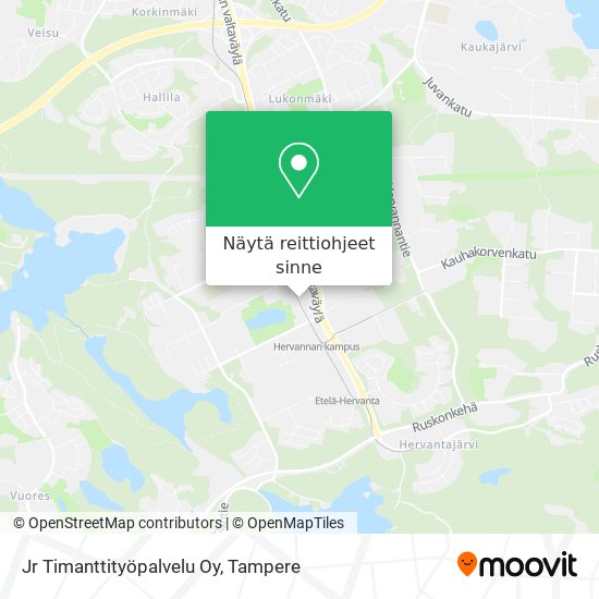 Jr Timanttityöpalvelu Oy kartta