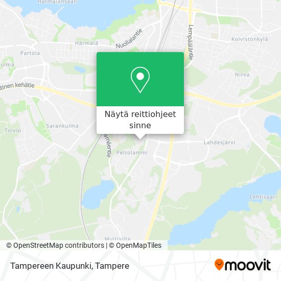 Tampereen Kaupunki kartta