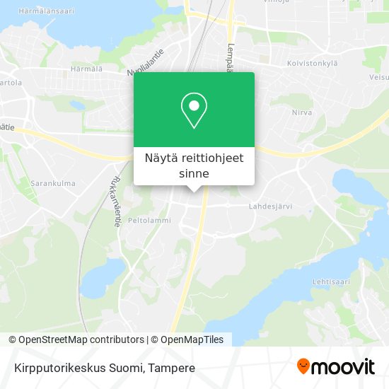 Kirpputorikeskus Suomi kartta