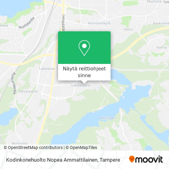 Kodinkonehuolto Nopea Ammattilainen kartta