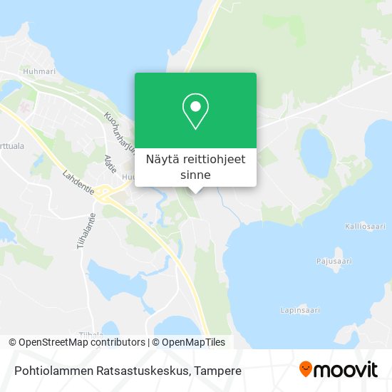 Pohtiolammen Ratsastuskeskus kartta