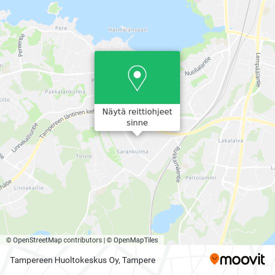 Tampereen Huoltokeskus Oy kartta