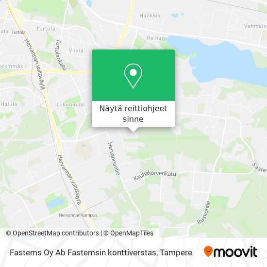 Fastems Oy Ab Fastemsin konttiverstas kartta