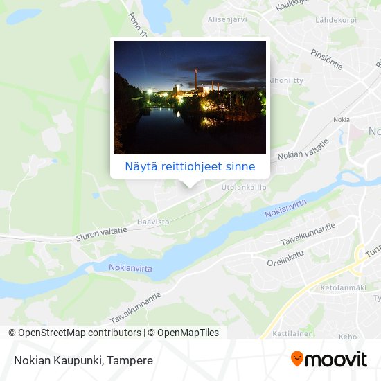 Nokian Kaupunki kartta