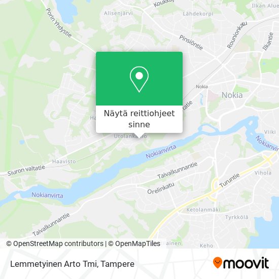 Lemmetyinen Arto Tmi kartta