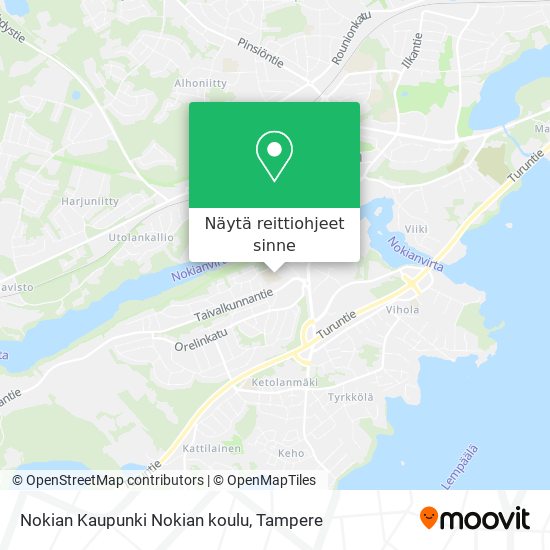 Nokian Kaupunki Nokian koulu kartta