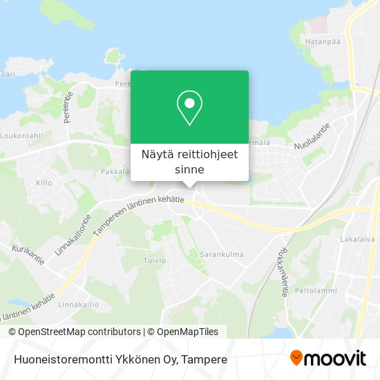 Huoneistoremontti Ykkönen Oy kartta