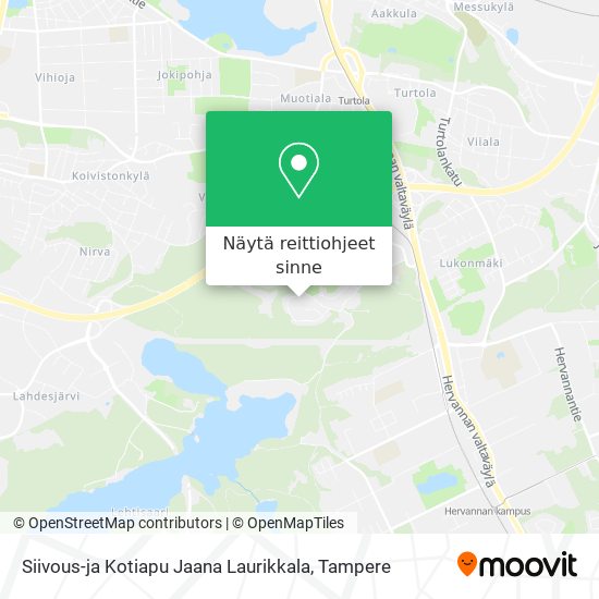 Siivous-ja Kotiapu Jaana Laurikkala kartta