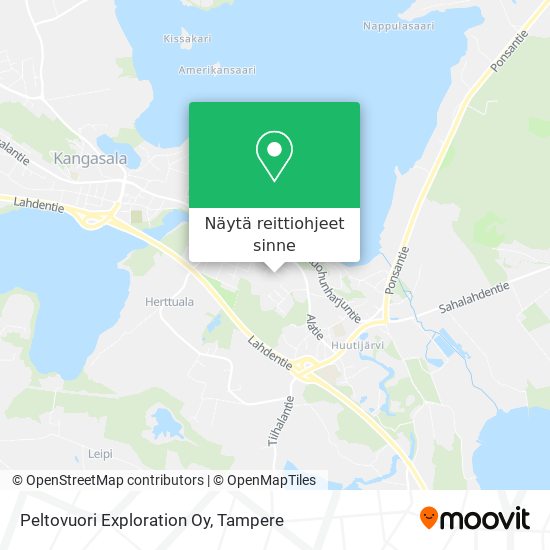 Peltovuori Exploration Oy kartta