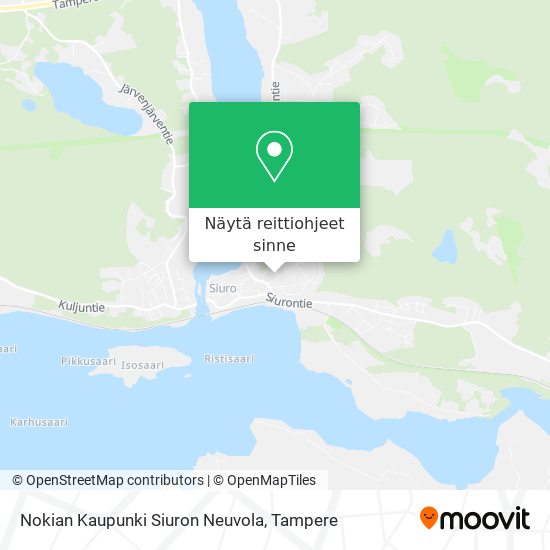 Nokian Kaupunki Siuron Neuvola kartta