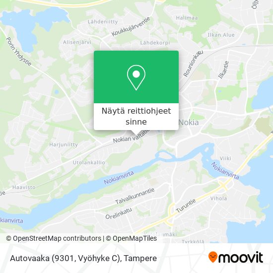 Autovaaka (9301, Vyöhyke C) kartta