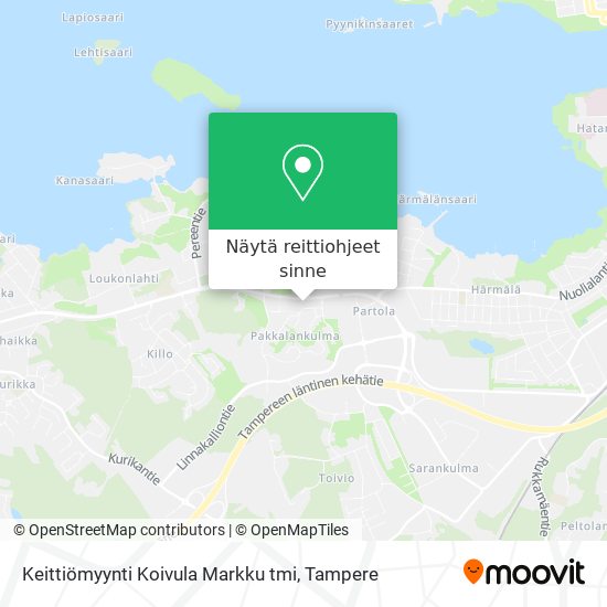 Keittiömyynti Koivula Markku tmi kartta