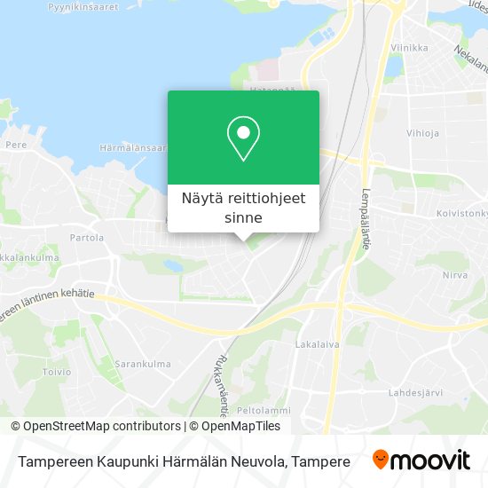 Tampereen Kaupunki Härmälän Neuvola kartta