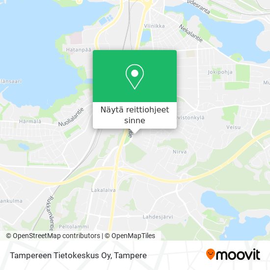 Tampereen Tietokeskus Oy kartta