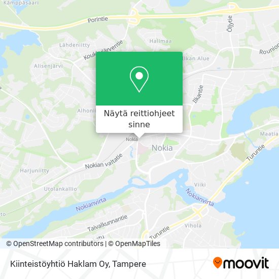 Kiinteistöyhtiö Haklam Oy kartta