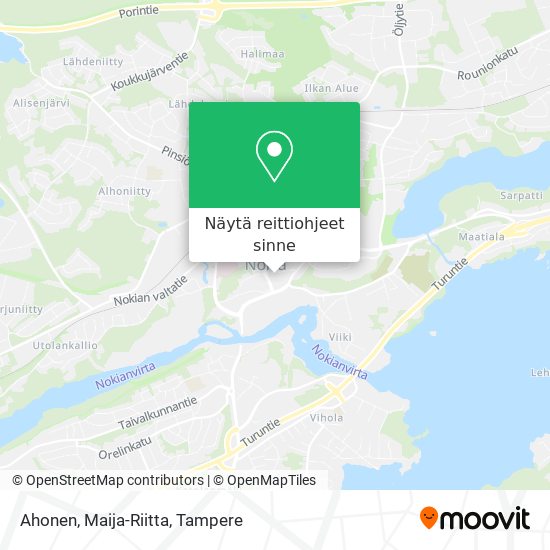 Ahonen, Maija-Riitta kartta