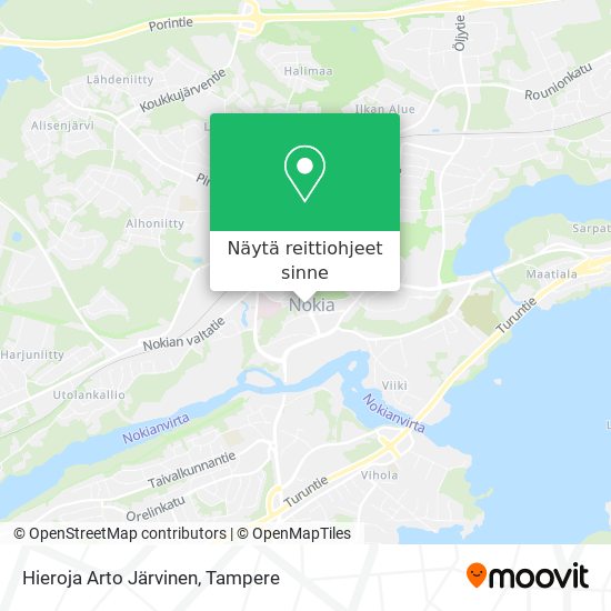 Hieroja Arto Järvinen kartta