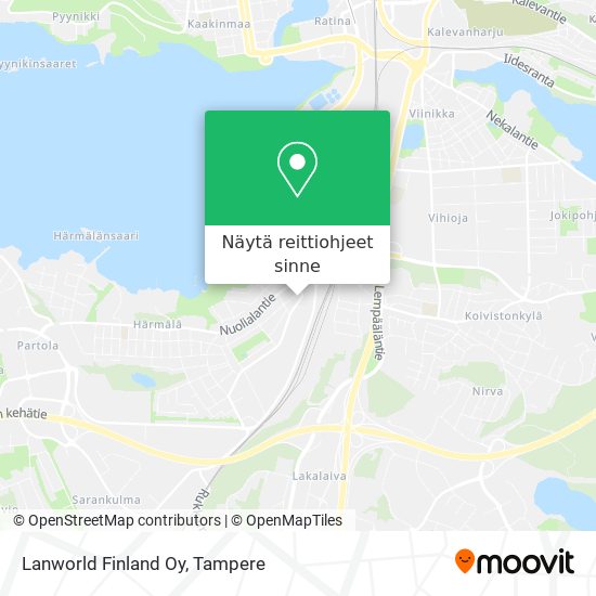 Lanworld Finland Oy kartta