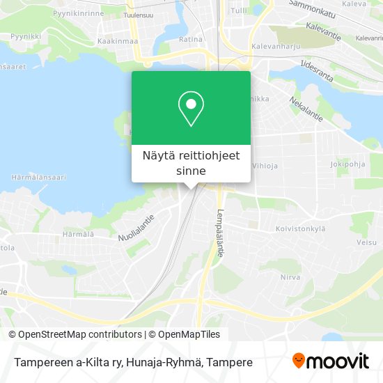 Tampereen a-Kilta ry, Hunaja-Ryhmä kartta