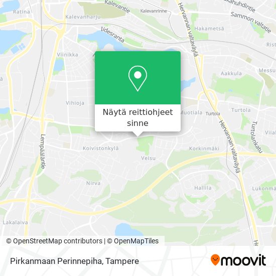 Pirkanmaan Perinnepiha kartta