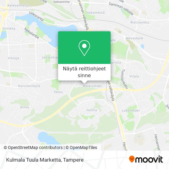 Kulmala Tuula Marketta kartta