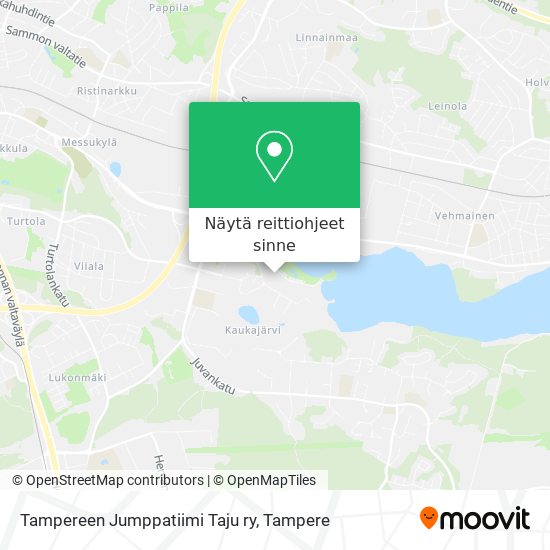 Tampereen Jumppatiimi Taju ry kartta