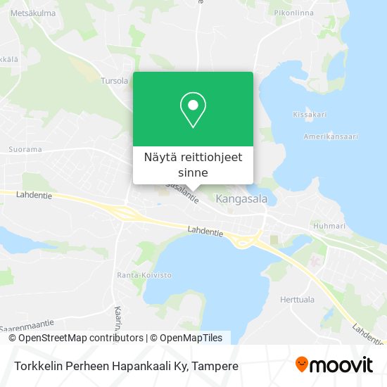 Torkkelin Perheen Hapankaali Ky kartta