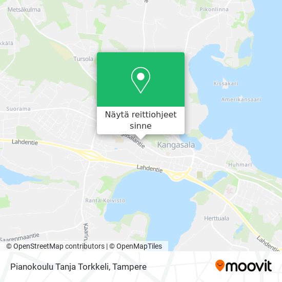 Pianokoulu Tanja Torkkeli kartta