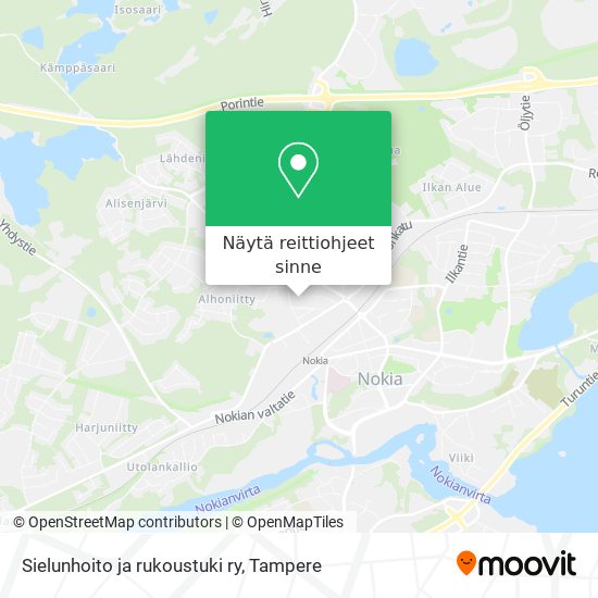 Sielunhoito ja rukoustuki ry kartta