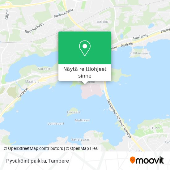 Pysäköintipaikka kartta