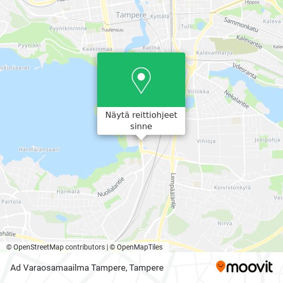 Ad Varaosamaailma Tampere kartta