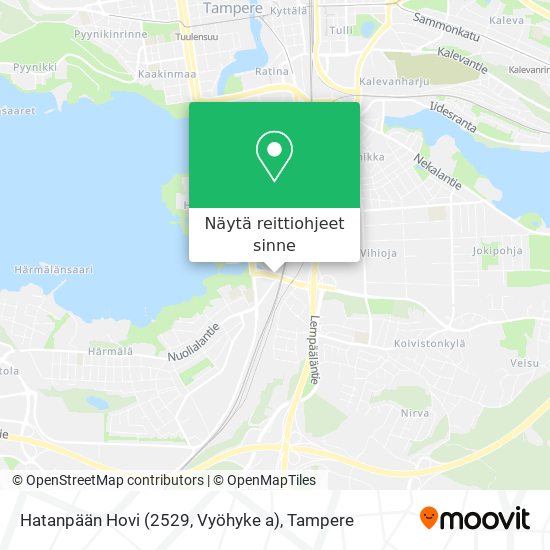 Hatanpään Hovi (2529, Vyöhyke a) kartta