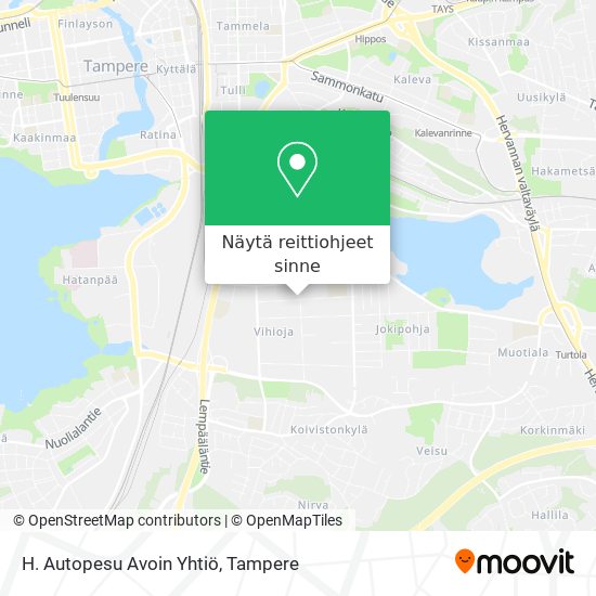 H. Autopesu Avoin Yhtiö kartta