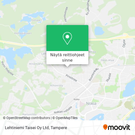 Lehtiniemi Taisei Oy Ltd kartta