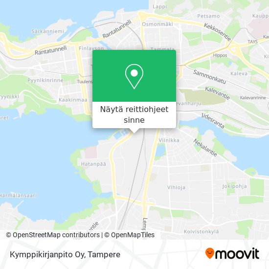 Kymppikirjanpito Oy kartta