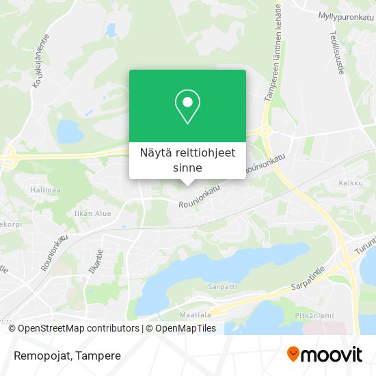 Remopojat kartta