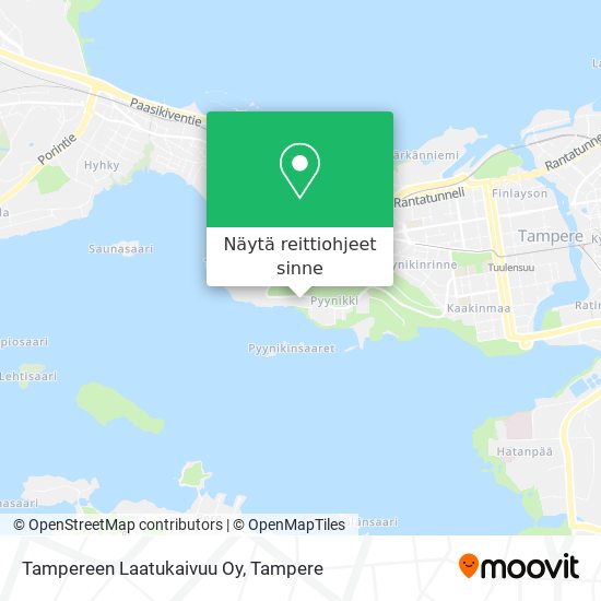 Tampereen Laatukaivuu Oy kartta