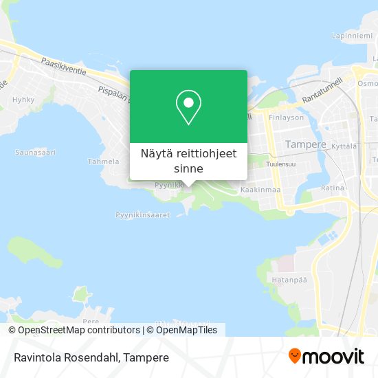 Ravintola Rosendahl kartta