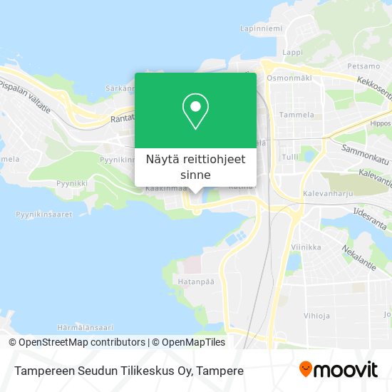 Tampereen Seudun Tilikeskus Oy kartta