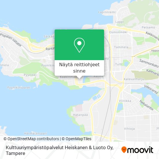 Kulttuuriympäristöpalvelut Heiskanen & Luoto Oy kartta