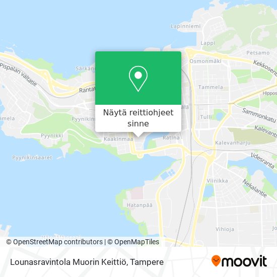Lounasravintola Muorin Keittiö kartta