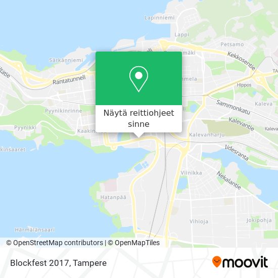 Blockfest 2017 kartta