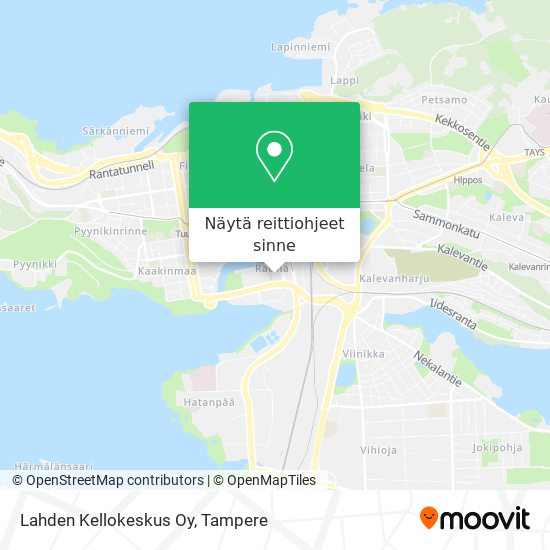 Lahden Kellokeskus Oy kartta