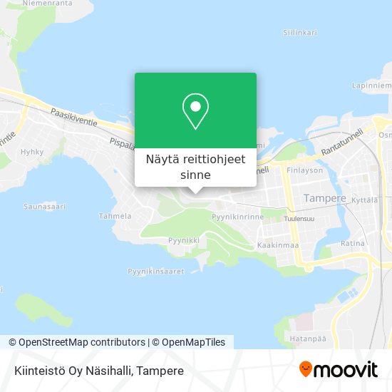 Kiinteistö Oy Näsihalli kartta