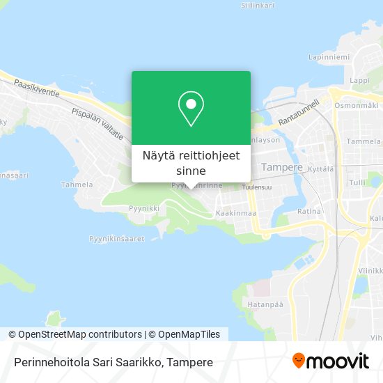 Perinnehoitola Sari Saarikko kartta