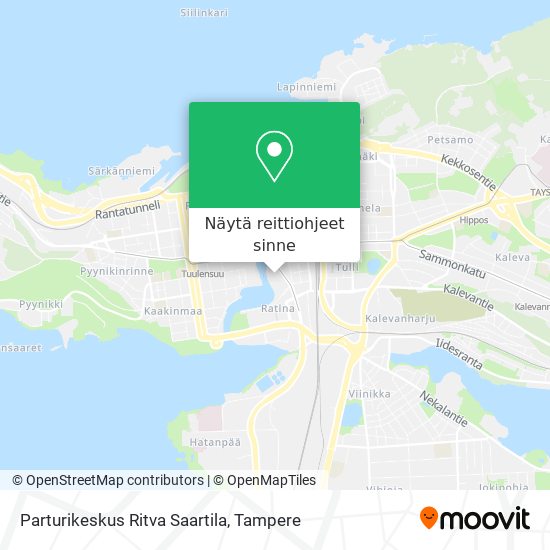 Parturikeskus Ritva Saartila kartta