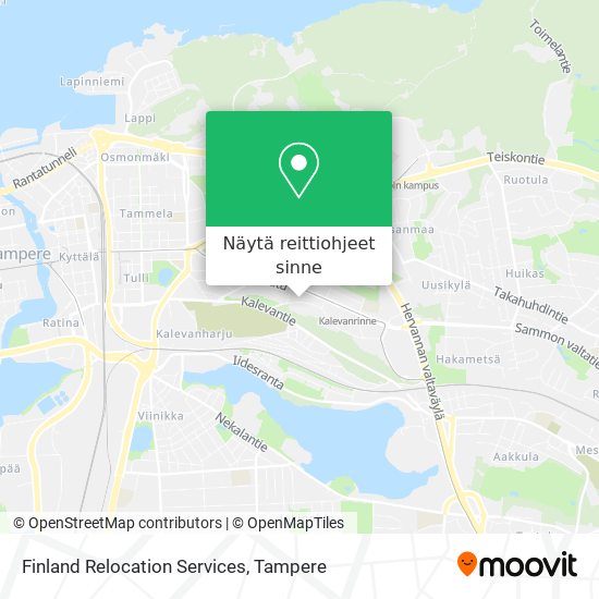 Finland Relocation Services kartta