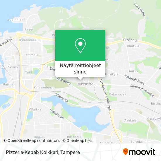 Pizzeria-Kebab Koikkari kartta