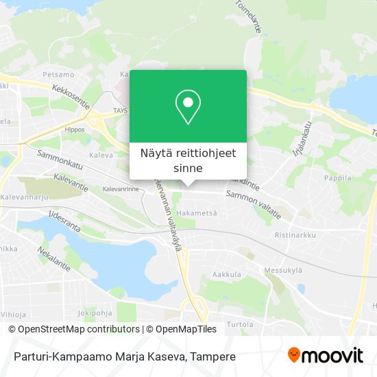Parturi-Kampaamo Marja Kaseva kartta