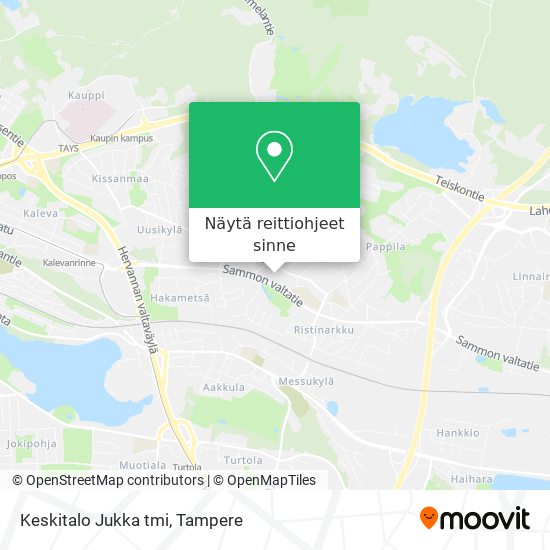 Keskitalo Jukka tmi kartta
